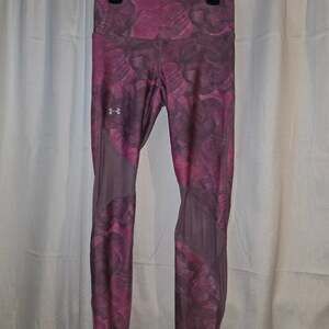Under Armour Womens Leggings  Multicolor Compression Heatgear Stretch small